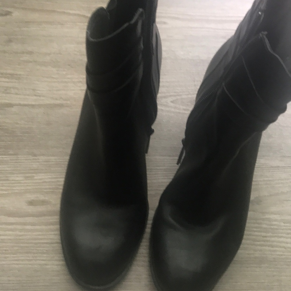 Calvin Klein black ankle boot
